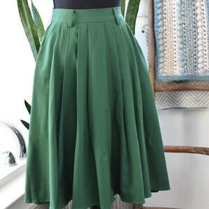 Green Midi Skirt
